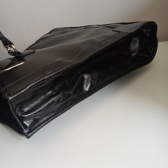 🖤👜 Black & Gold Tote Bag | Jessica | Laptop Work School Travel | 14" x 14" - Picture 9 of 11